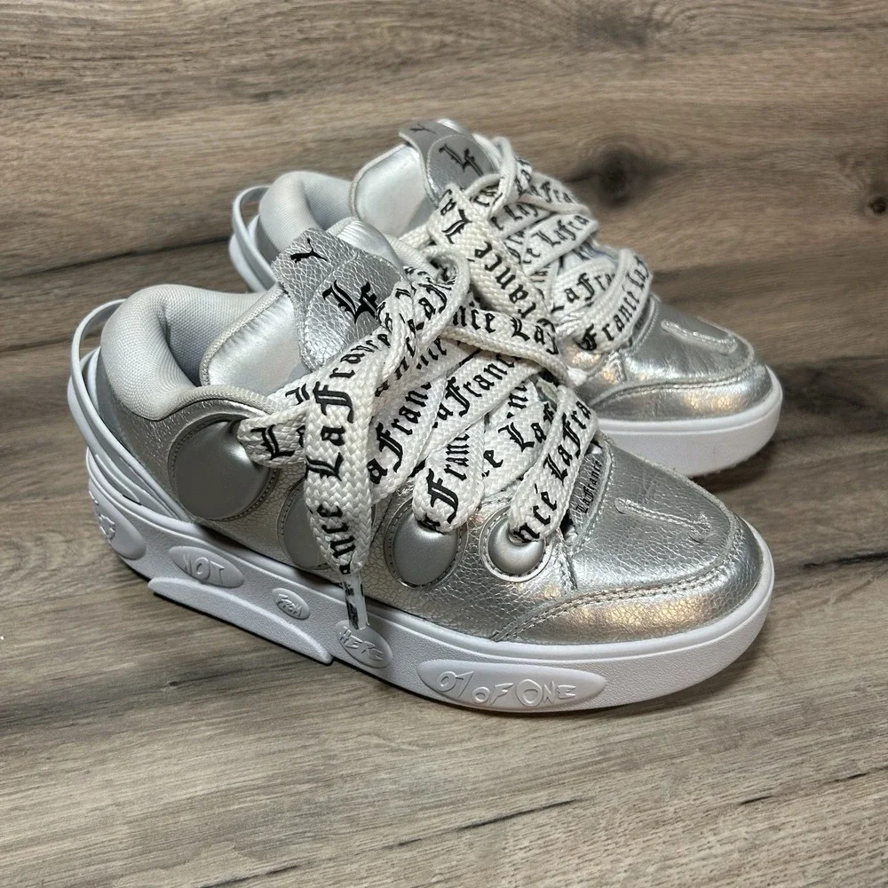 Puma La France Written‎ In Chrome Pack Silver Mist - Size 5 LaFrance Melo Ball